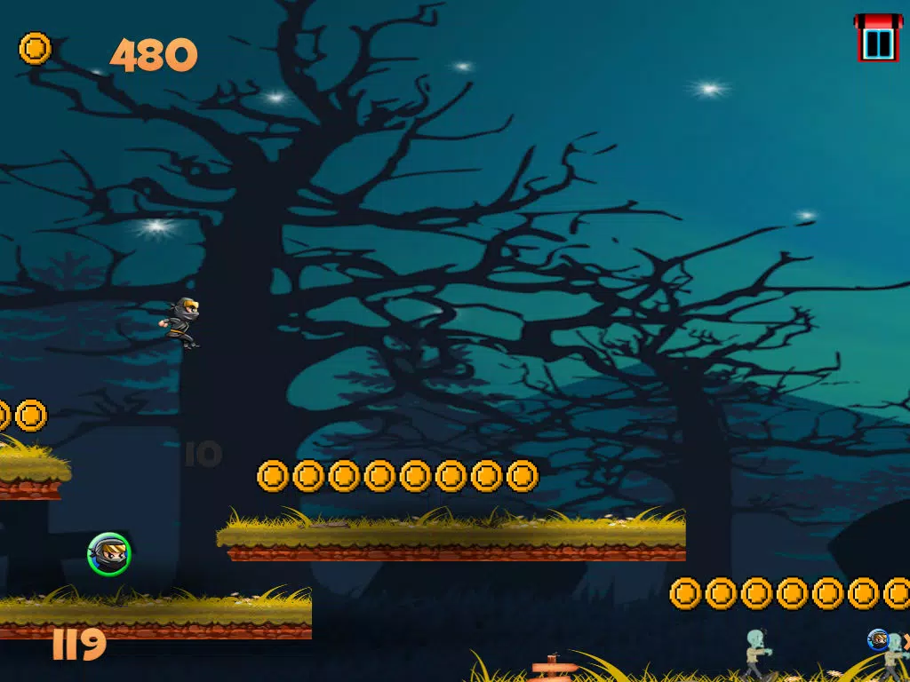 Ninjas Vs Zombies Great Little Ninja War iPad  سکرین شاٹس