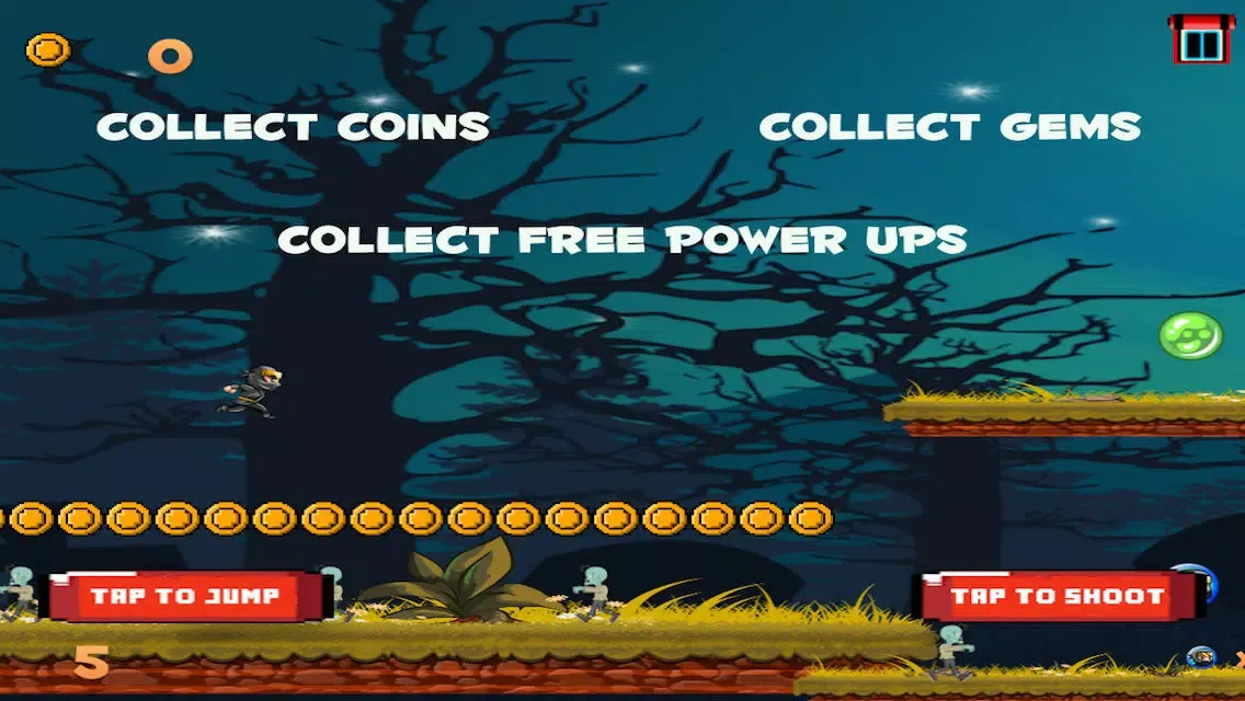 Ninjas Vs Zombies Great Little Ninja War स्क्रीनशॉट