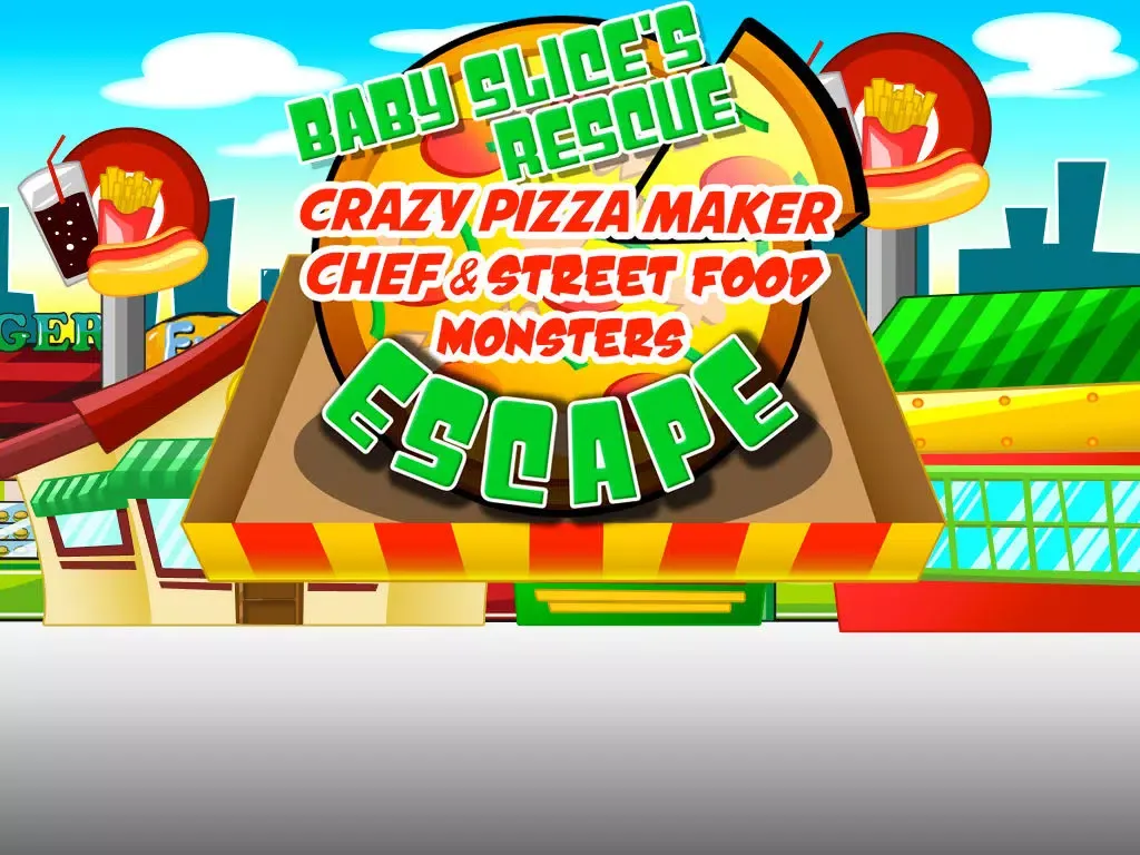 Capturas de pantalla de Baby Slice&apos;s Rescue Crazy Pizza Chef & Streetfood Monsters escape (not a pizza maker) iPad 