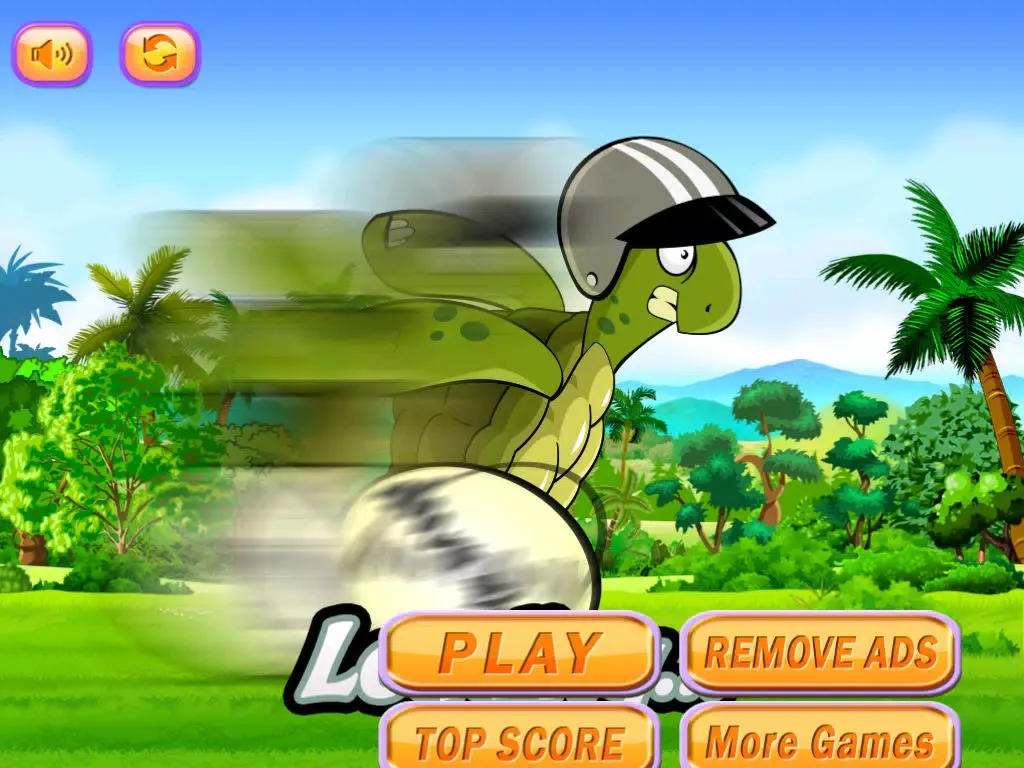 Tangkapan layar Turbo Turtle : Sky Dash of the Fast Running Indy Racer iPad 
