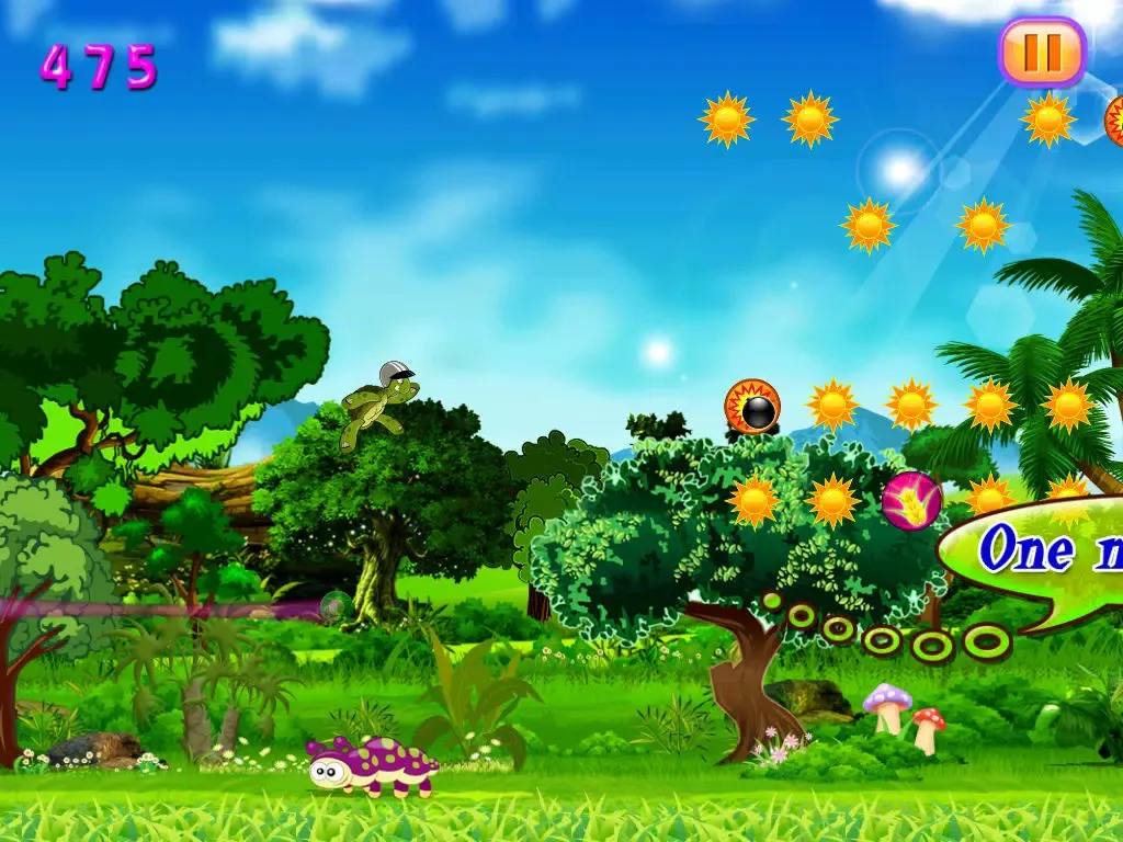 Tangkapan layar Turbo Turtle : Sky Dash of the Fast Running Indy Racer iPad 