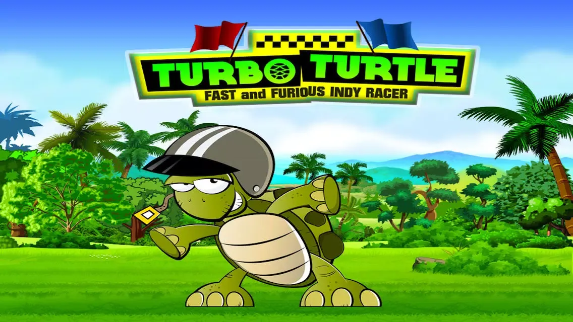 Tangkapan layar Turbo Turtle : Sky Dash of the Fast Running Indy Racer