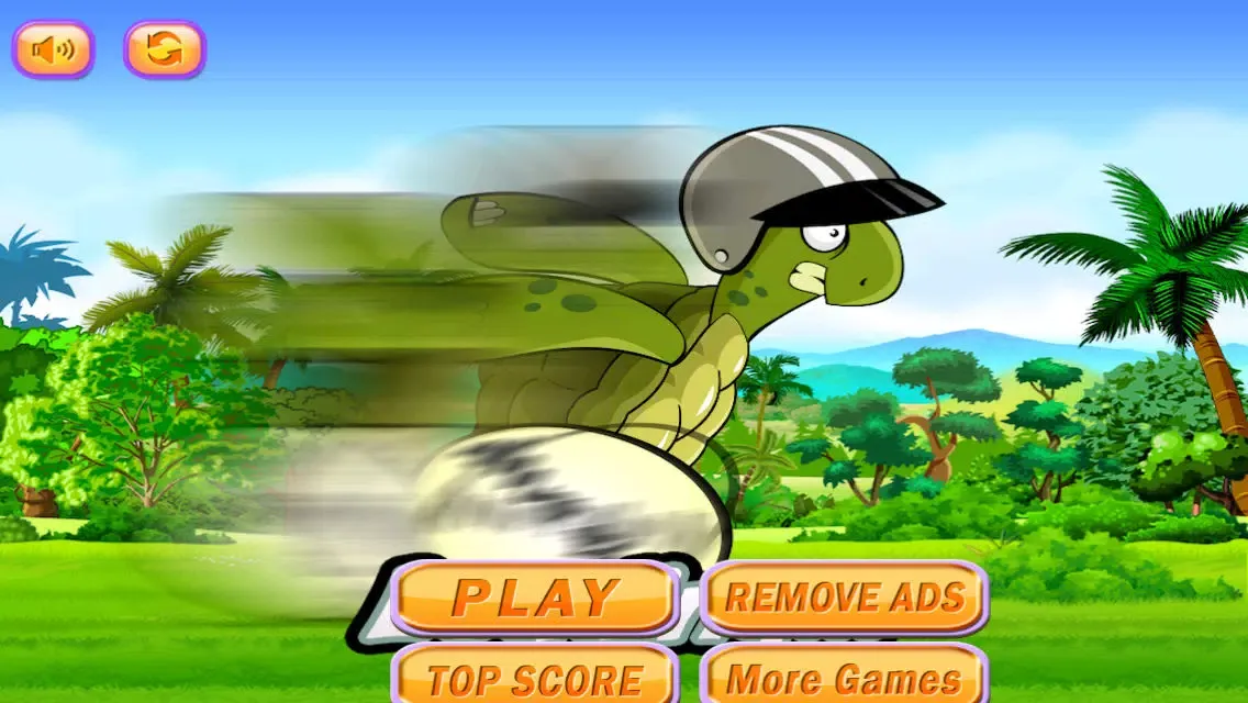 Tangkapan layar Turbo Turtle : Sky Dash of the Fast Running Indy Racer