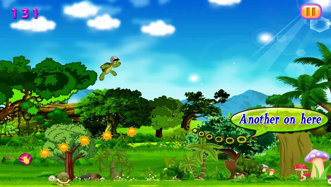 Tangkapan layar Turbo Turtle : Sky Dash of the Fast Running Indy Racer