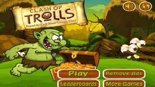Zrzuty ekranu Clash of Trolls Beyond The Troll Island Treasure Clans Find More Gold if You Can
