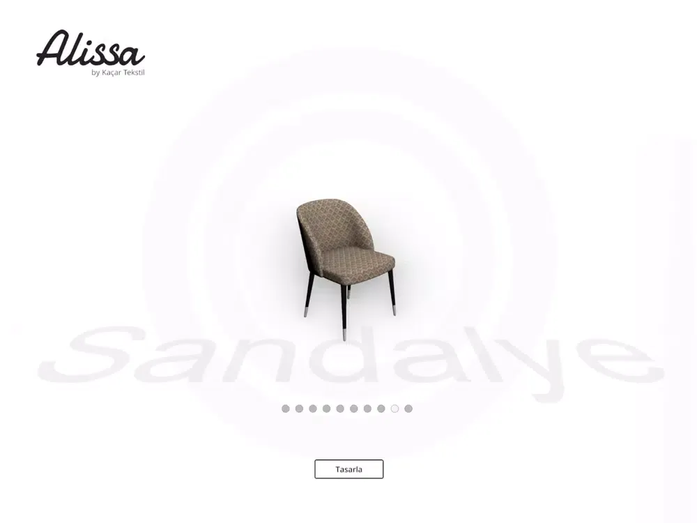 Tangkapan layar Kaçar Tekstil iPad 