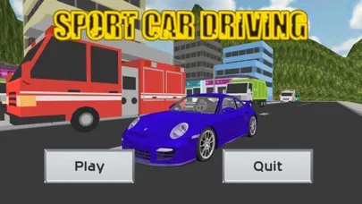 Captures d'écran de Cardboard City Sport Car Drive
