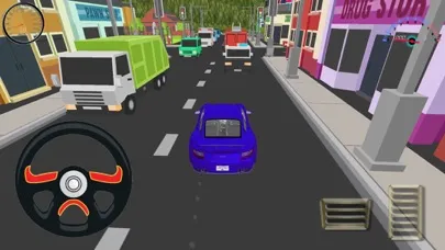 Captures d'écran de Cardboard City Sport Car Drive