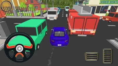 Captures d'écran de Cardboard City Sport Car Drive