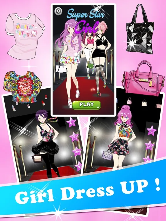 Ảnh chụp màn hình của Anime Dress Up Japanese Style iPad 