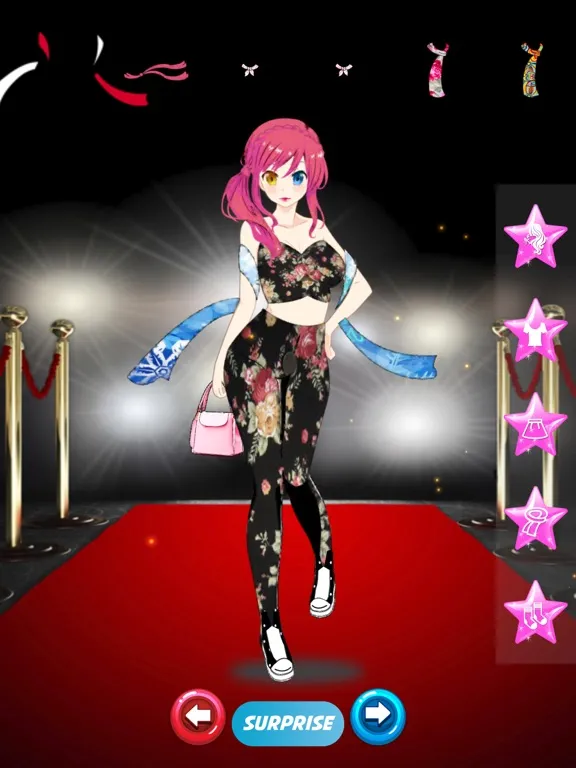 Ảnh chụp màn hình của Anime Dress Up Japanese Style iPad 