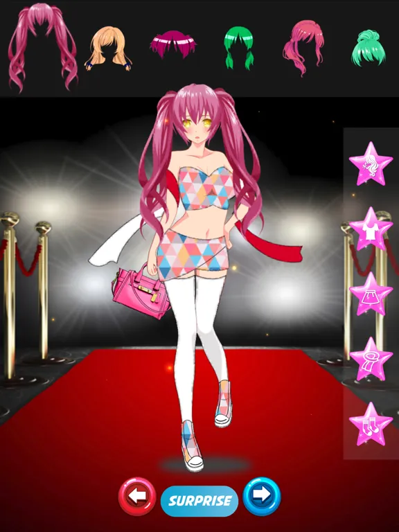 Ảnh chụp màn hình của Anime Dress Up Japanese Style iPad 