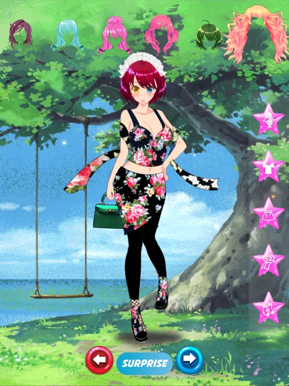 Ảnh chụp màn hình của Anime Dress Up Japanese Style iPad 