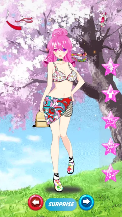Ảnh chụp màn hình của Anime Dress Up Japanese Style