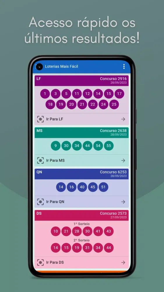 Loterias Mais Fácil Screenshots