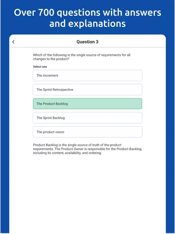 Scrum Master – Exam, Test Prep iPad  Screenshots