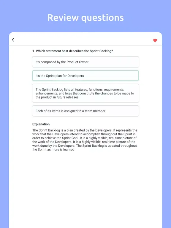 Scrum Master – Exam, Test Prep iPad  Screenshots