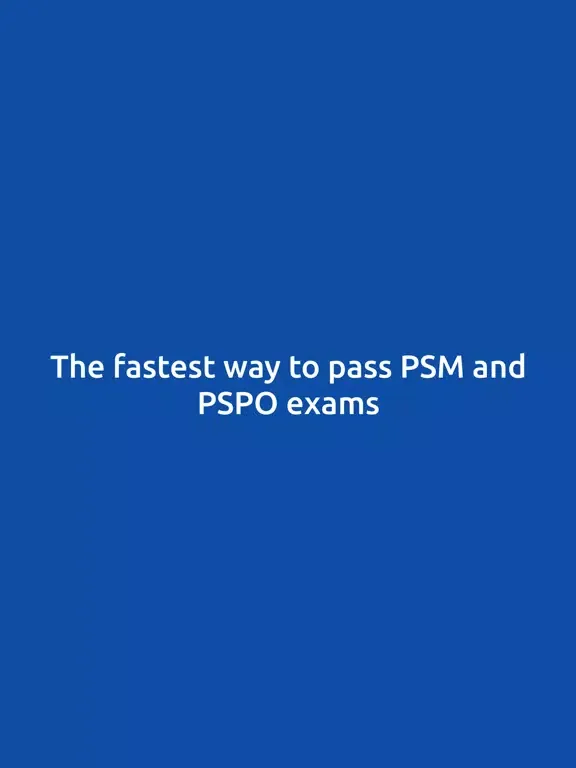 Scrum Master – Exam, Test Prep iPad  Screenshots
