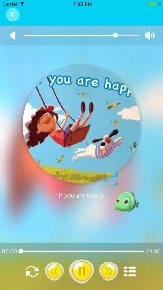Ảnh chụp màn hình của 英文儿歌-经典儿童儿歌故事