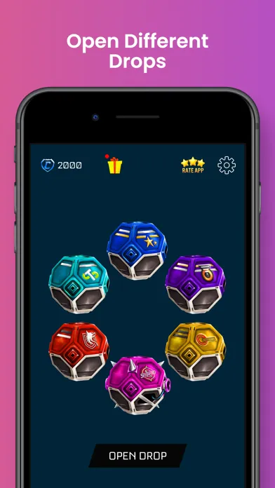 Screenshot di RL Drop Simulator