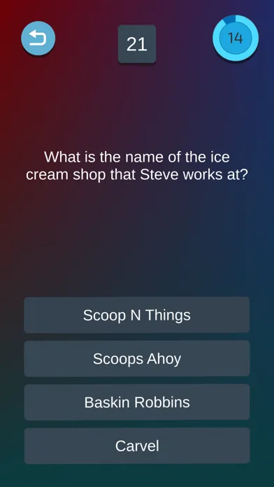 Tangkapan layar Stranger Quiz
