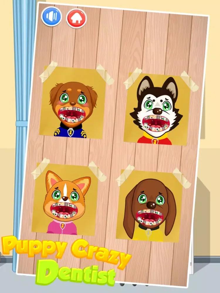 Ảnh chụp màn hình của Puppy Crazy Dentist iPad 