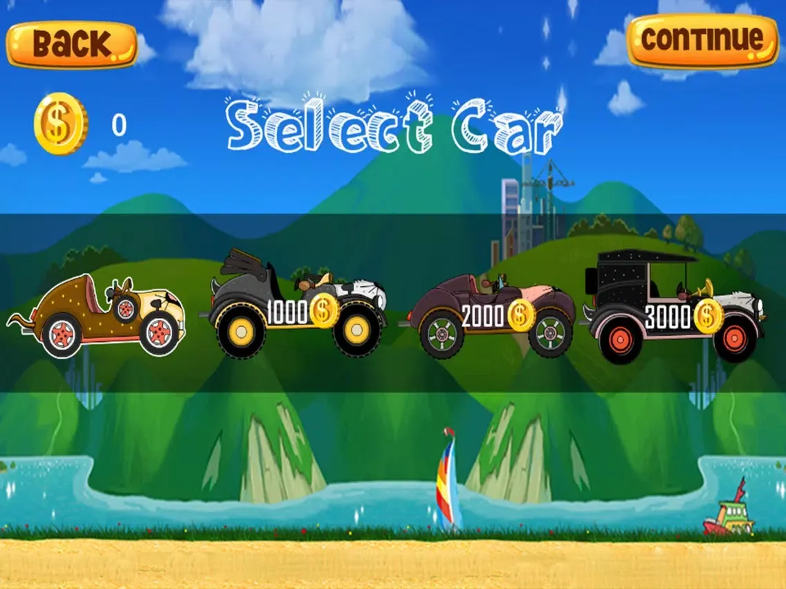 Capturas de tela do Tom Cars Race - Mountain Climb iPad 