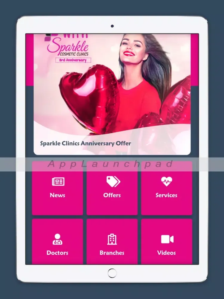 Sparkle Clinics iPad  স্ক্রিনশট