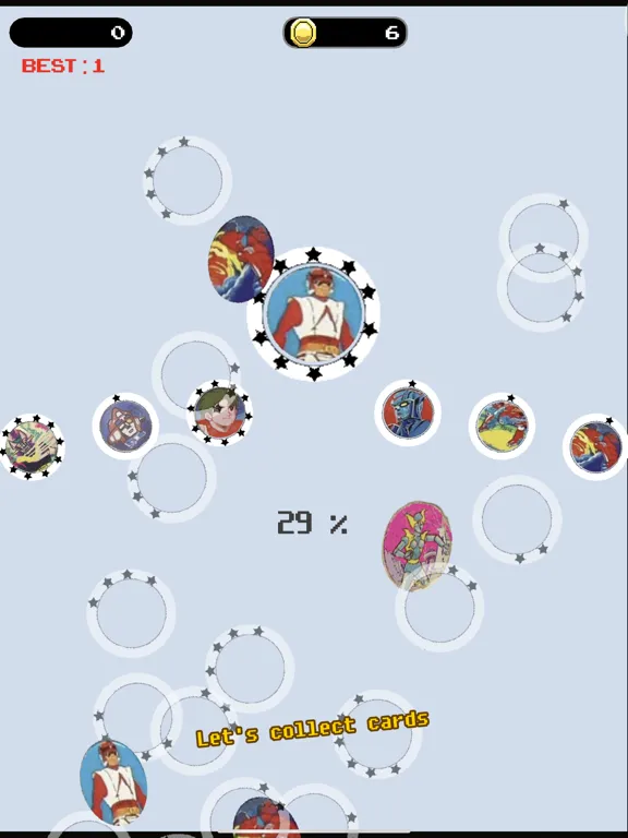 Ảnh chụp màn hình của Captain Card iPad 