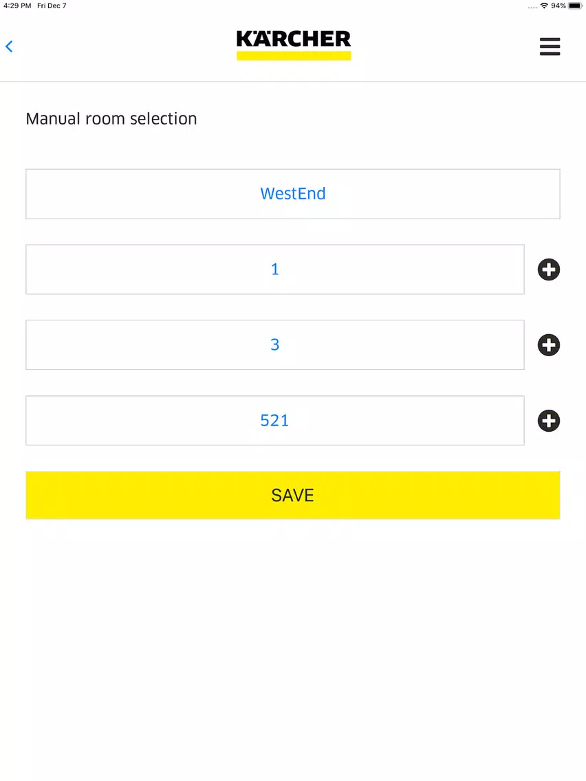Kärcher Manage iPad  Screenshots