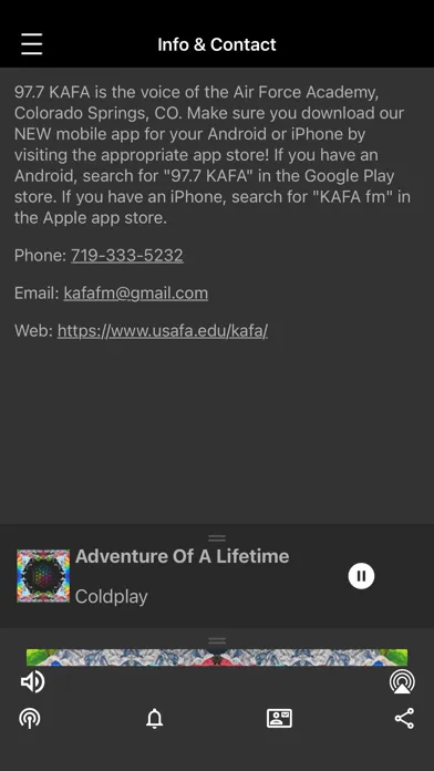 KAFA FM Ekran Görüntüleri