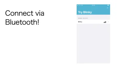 Capturas de tela do Try Blinky