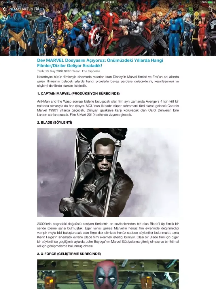 Capturas de pantalla de KafeinSiz Sinema & Dizi iPad 