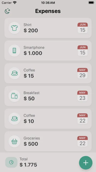ExpensePad: Expense Logger Screenshots