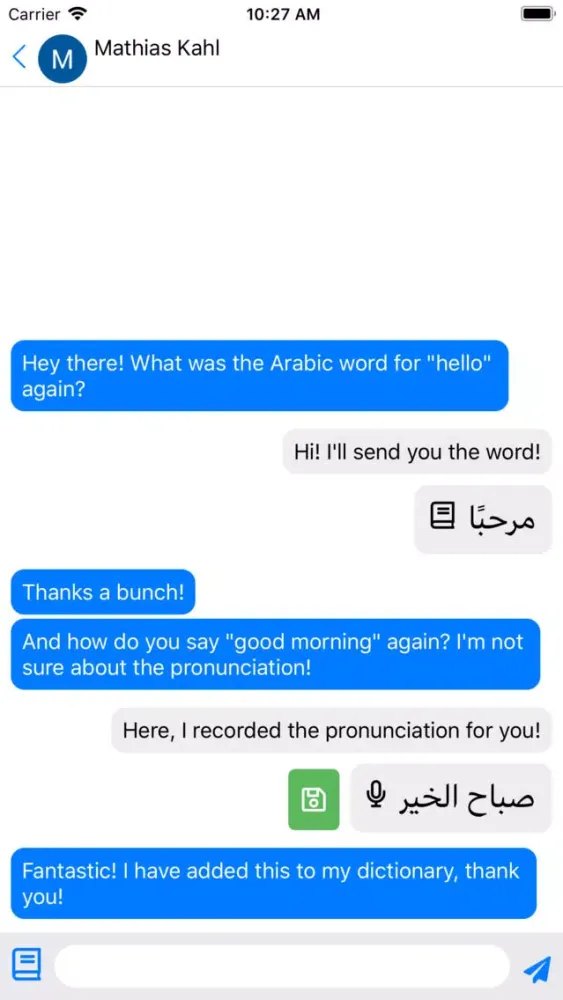 Kahlimat Vocab Ekran Görüntüleri