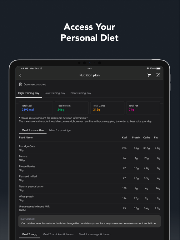 Body Torque Online Coaching iPad  स्क्रीनशॉट