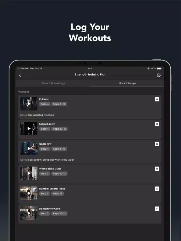 Capturas de pantalla de The Jake Hayden Coaching App iPad 