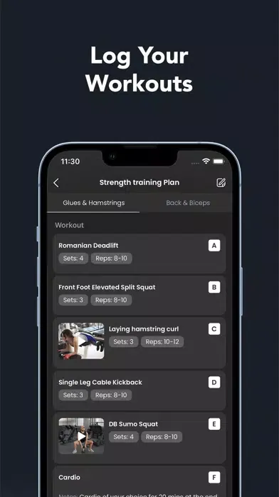 Capturas de pantalla de The Jake Hayden Coaching App