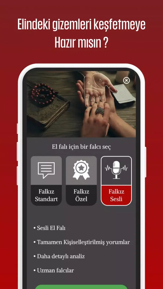 ภาพหน้าจอของ FalKız: Kahve Falı & El Falı