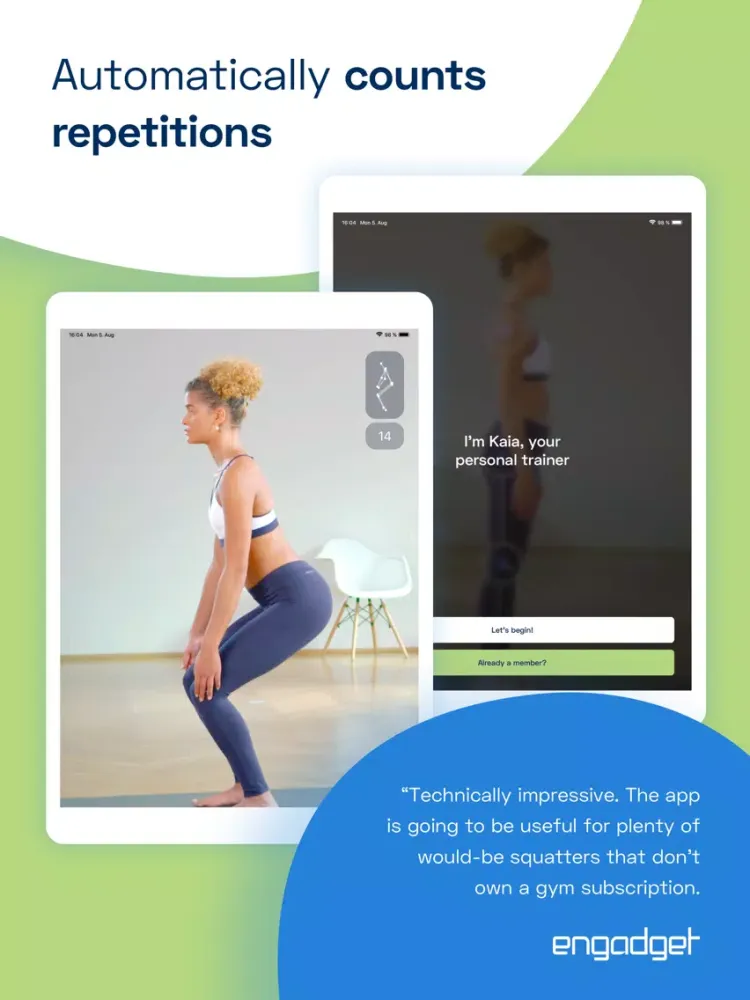 Zrzuty ekranu Personal Trainer - Kaia iPad 