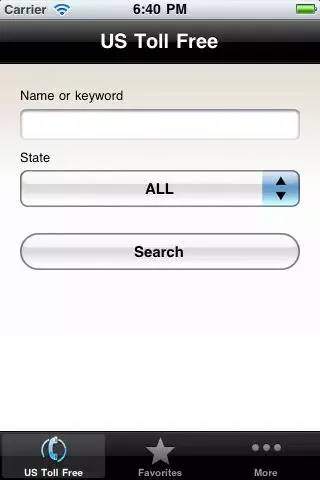 Screenshot di USTollFree (US Toll Free Number Search)