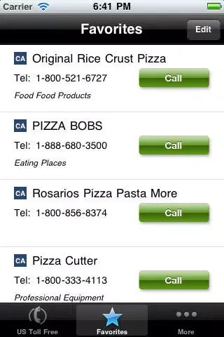 Screenshot di USTollFree (US Toll Free Number Search)