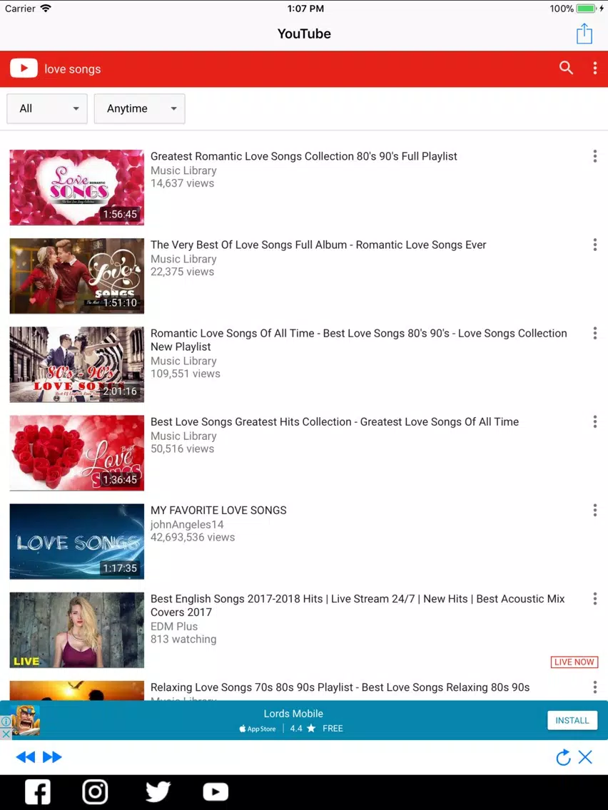 Love Social iPad  سکرین شاٹس