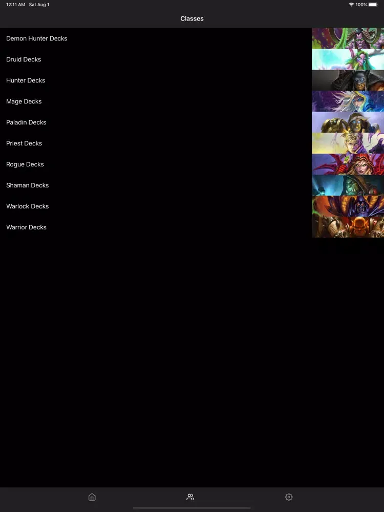Screenshot di Standard Decks for Hearthstone iPad 