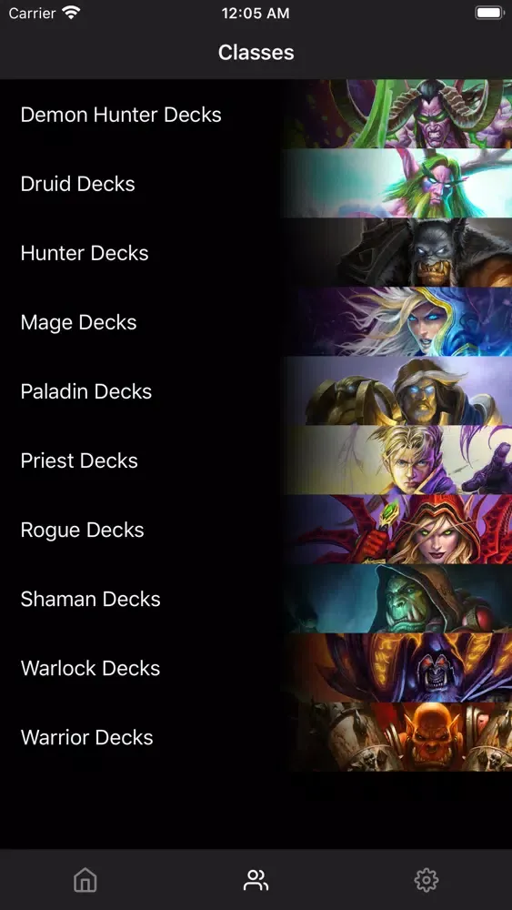 Screenshot di Standard Decks for Hearthstone