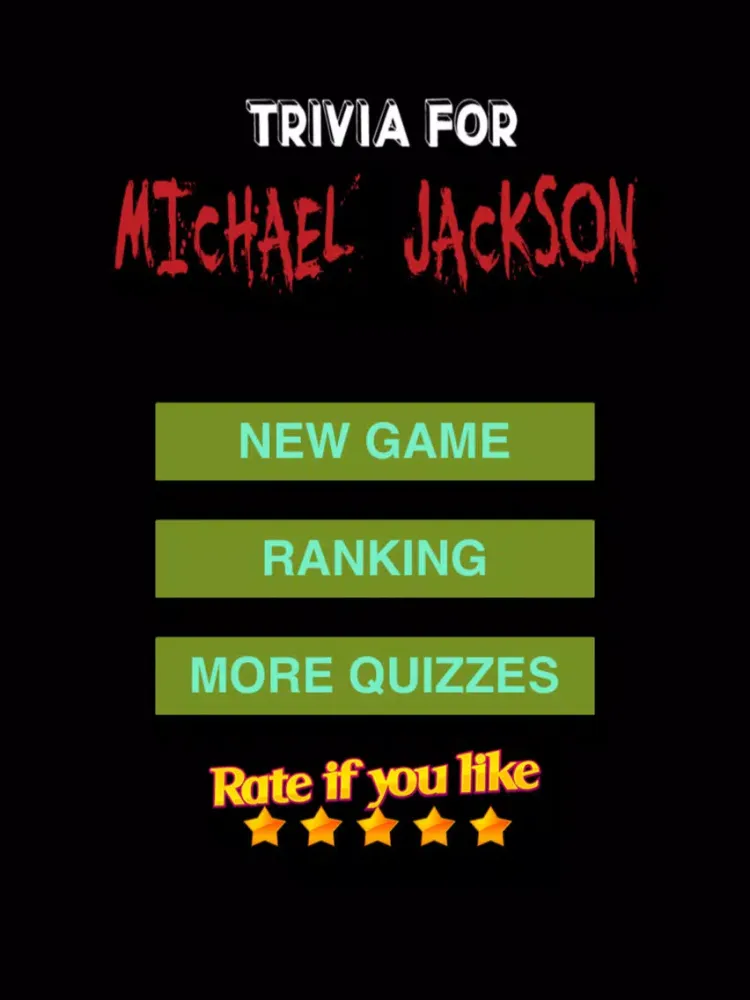 Trivia for Michael Jackson fans iPad  Ekran Görüntüleri