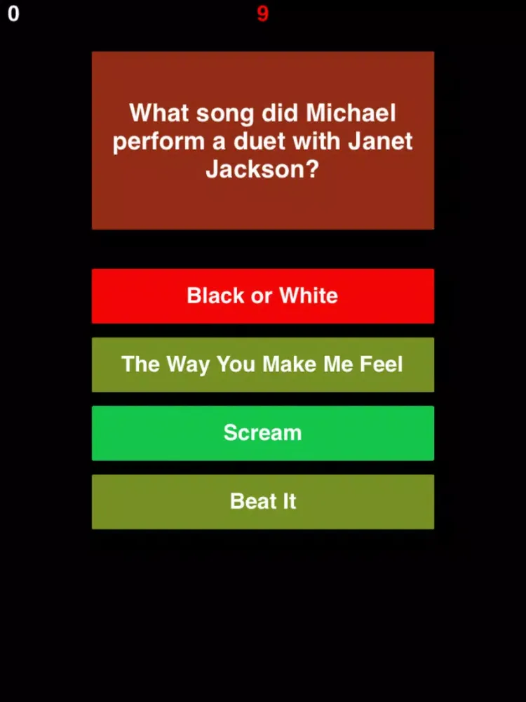 Trivia for Michael Jackson fans iPad  Ekran Görüntüleri