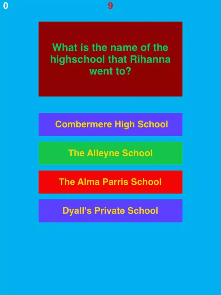 Скриншоты Trivia for Rihanna fans quiz iPad 