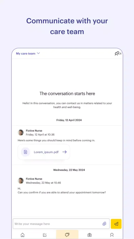 Screenshot di Kaiku Health