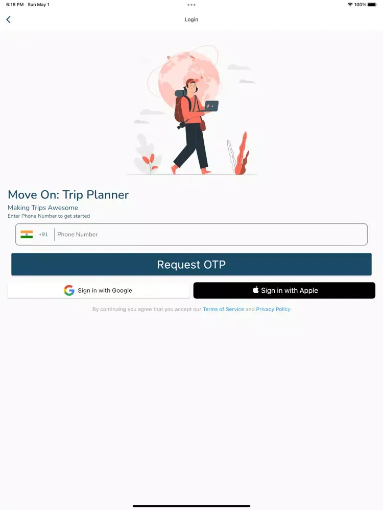 Capturas de tela do Move On:Trip & Expense Planner iPad 